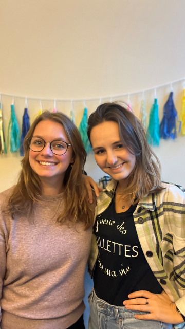 Manon und Nora aus dem Frankreich Team