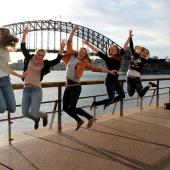 Au pairs springen in Sydney in die Luft